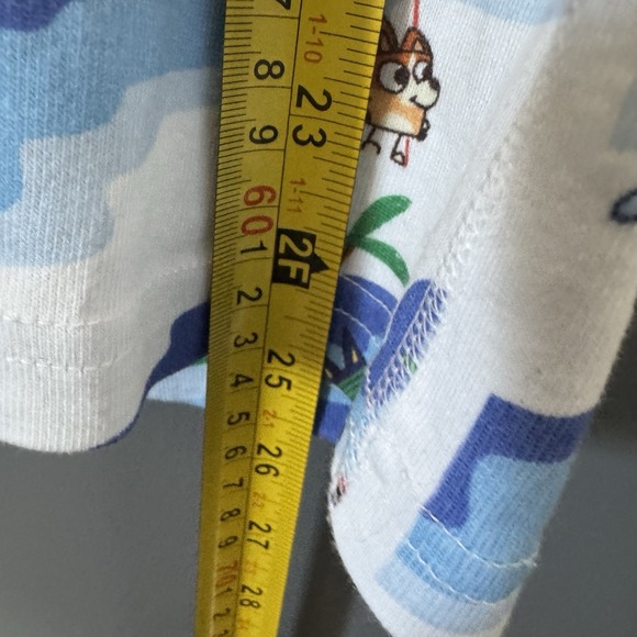 hanna andersson pajamas Set women's Medium Bingo Bluey Beach Short Sleeve - Picture 5 of 7